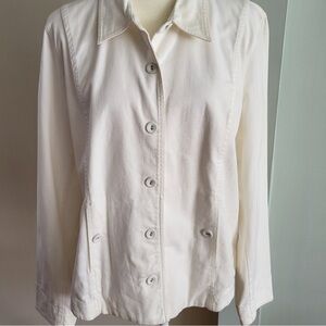 Eileen Fisher organic cotton canvas jacket
